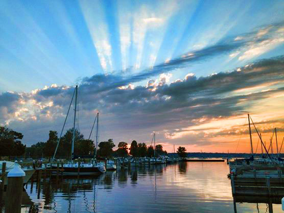 cloudy sunset